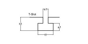 T Slots Nuts Dimension Diagram